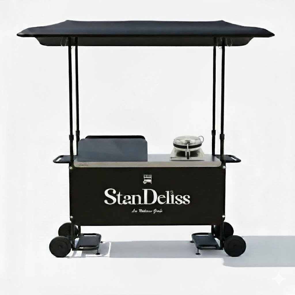 Stand animation crêpes roulées en live StanDeliss pour événements