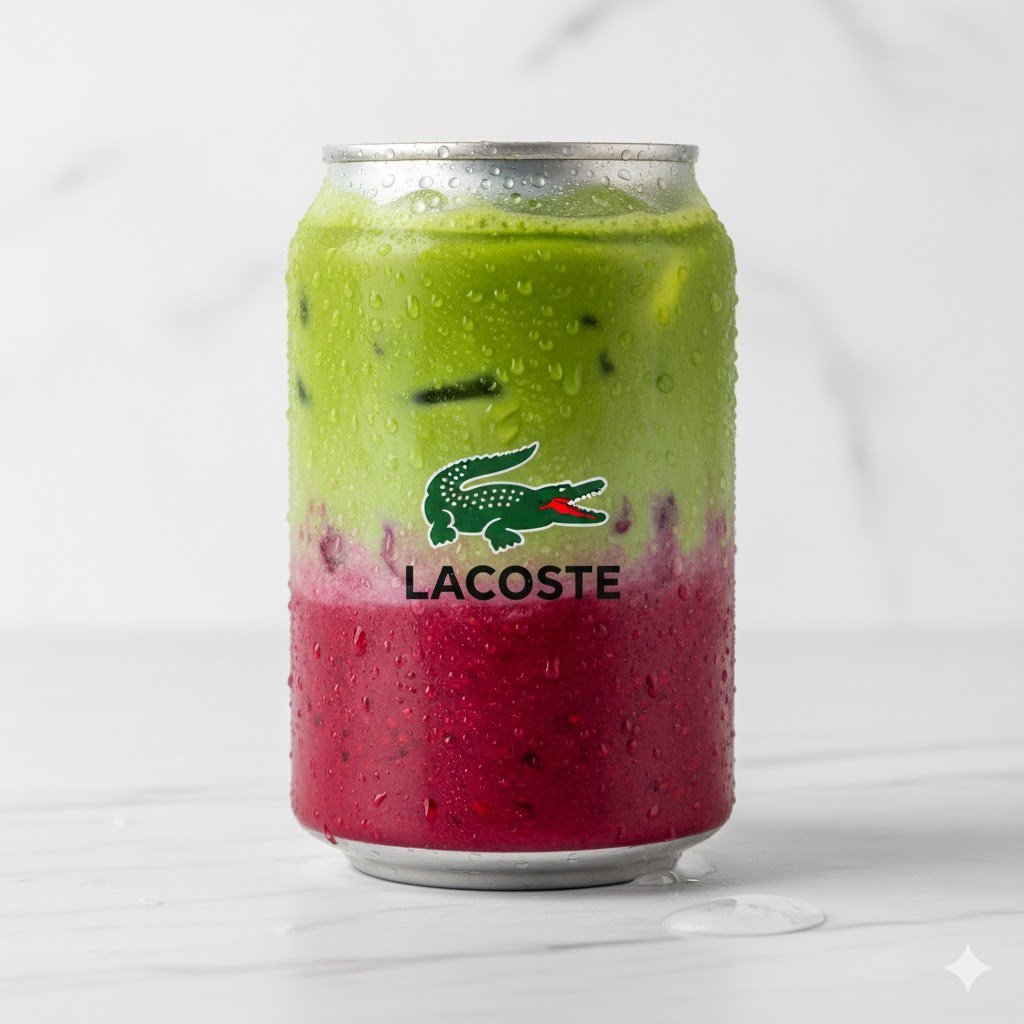 Canette Knet personnalisée Lacoste – animation boisson événementielle