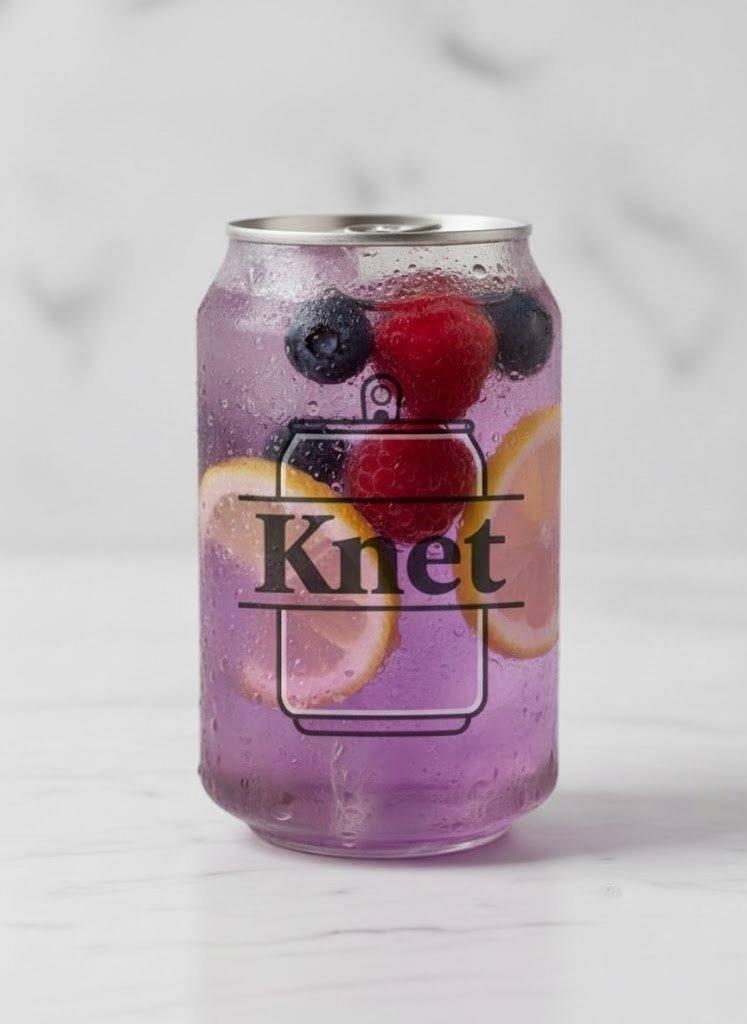 Animation boisson événementielle Knet : Lemonade Lavender à la lavande, framboise, myrtille et citron