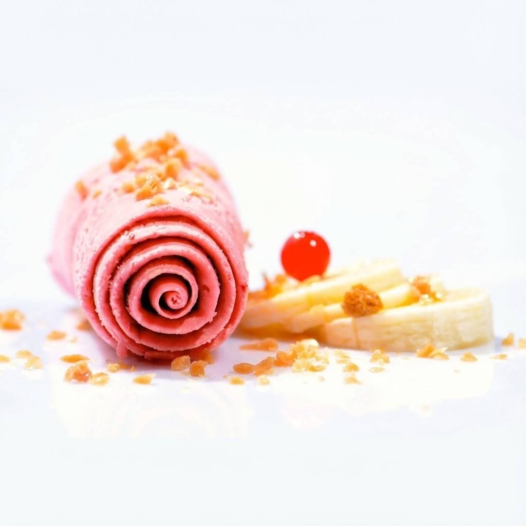 Ice Roll fraise banane exotique événement StanDeliss
