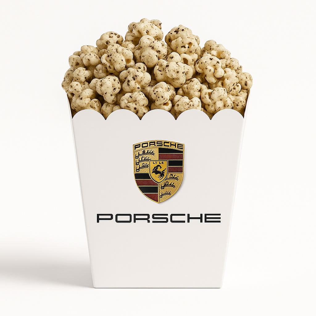 Animation Popcorn Shaké Porsche saveur truffe premium