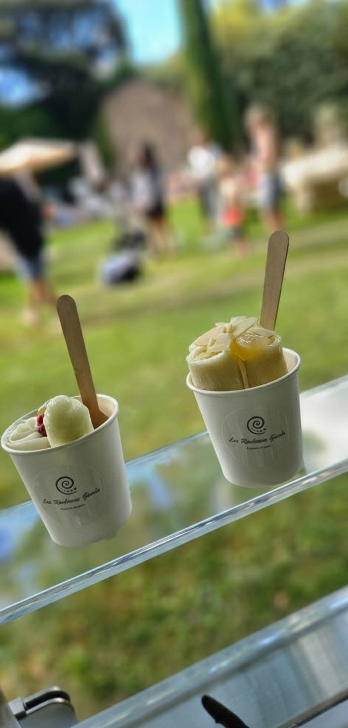 Animation ice roll : glaces thaïlandaises roulées en événement